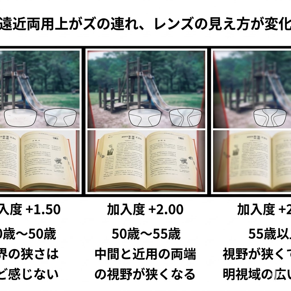 遠近両用（累進多焦点）レンズについて – 眼と眼鏡 / To neighbors in